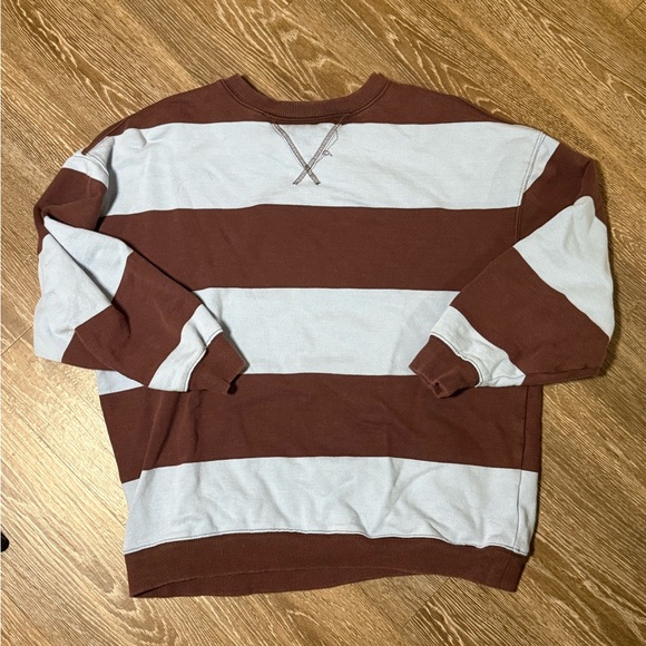 Free People Oversized Striped Crewneck - Picture 2 of 2